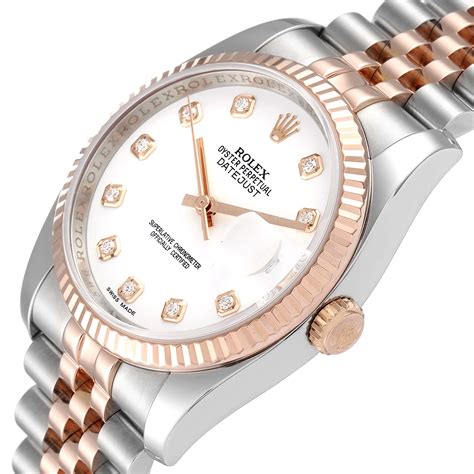 rolex rose diamond|rolex datejust 36 everose gold.